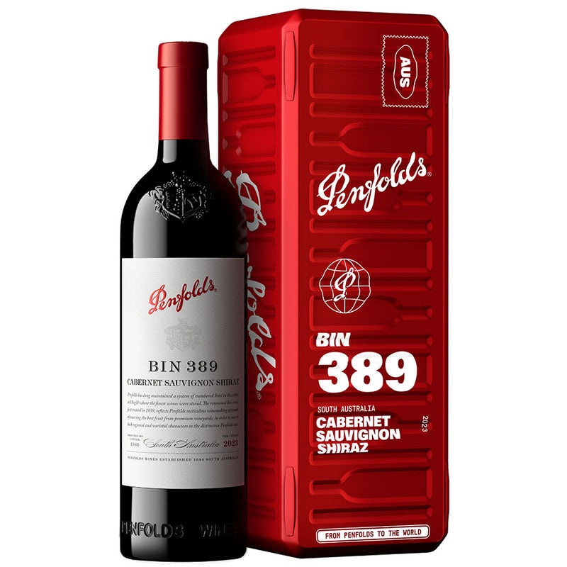 Penfolds Bin 389 Cabernet Shiraz 2023 Red Holiday Gift Box 750ml
