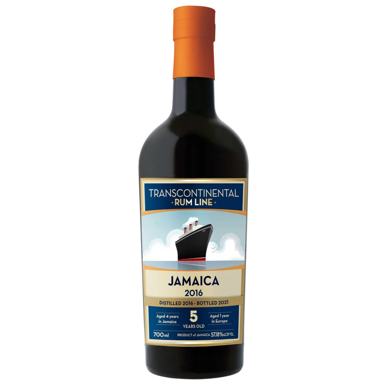 Transcontinental Rum Line Jamaica 2016 5 Year Old Bot.2021 Single Traditional Pot Still Rum ABV 57.18% 700ml