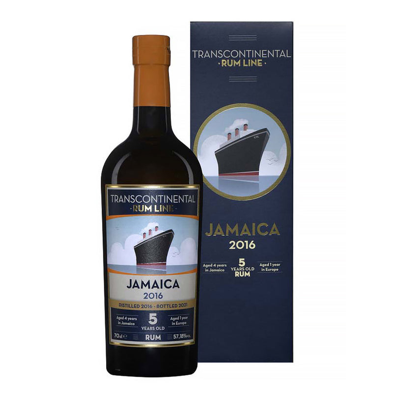 Transcontinental Rum Line Jamaica 2016 5 Year Old Bot.2021 Single Traditional Pot Still Rum ABV 57.18% 700ml