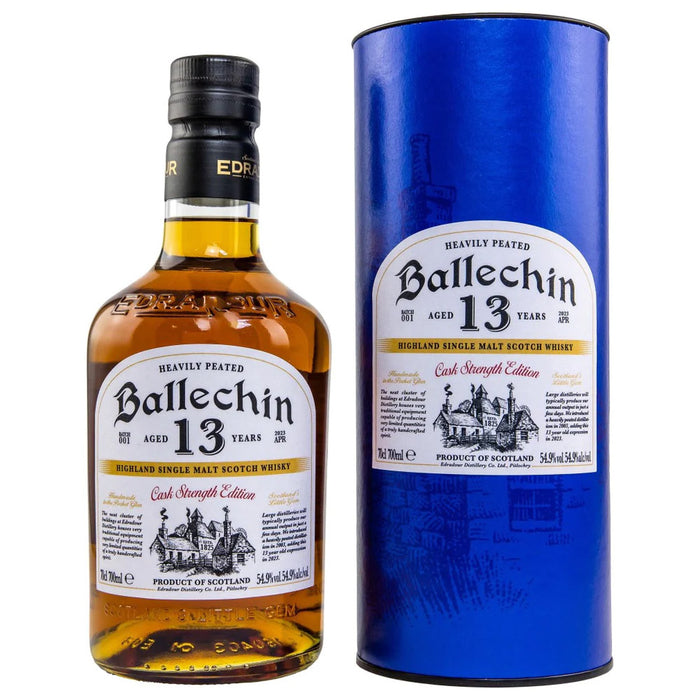 Ballechin 13 Year 2023 Cask Strength Edition Heavily Peated ABV 54.90% 700ml