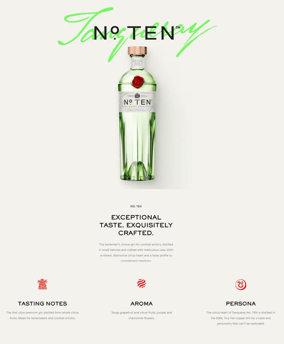 Tanqueray No.Ten ABV 47.3% 700ml