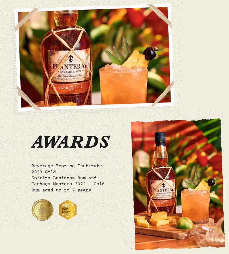Planteray Barbados Rum 5 Year ABV 40% 700ml