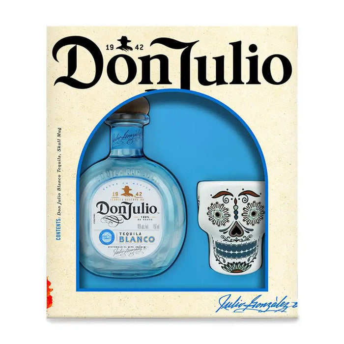 Don Julio Blanco Tequila Gift Set (Skull Mug) ABV 38% 750ml
