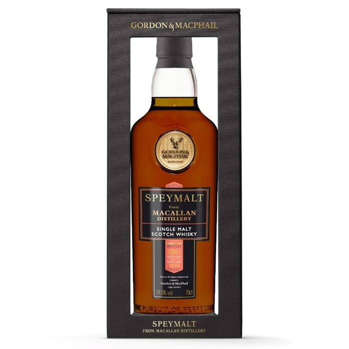 Macallan 23 Year Old 2001 Speymalt Refill Sherry Butt #5100 Gordon & Macphail Speyside Single Malt Scotch Whisky ABV 59.5% 700ml