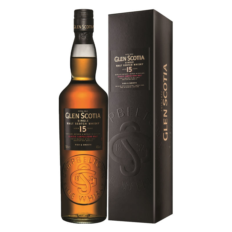 Glen Scotia 15 Years Single Malt Scotch Whisky ABV 46% 700ml