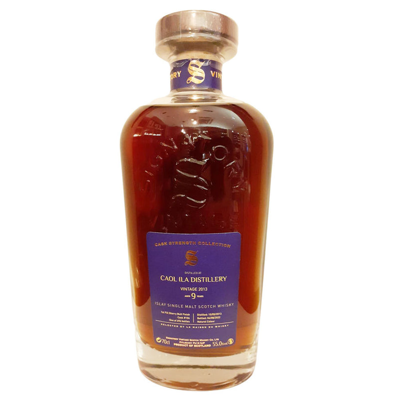 Caol Ila 9 Year Old 2013 Signatory Vintage Cask Strength Collection Islay Single Malt Scotch Whisky ABV 55% 700ml