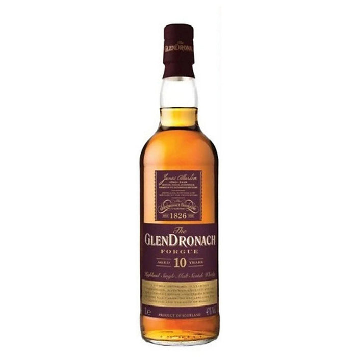 (Clearance) The Glendronach Forgue 10 Year Old Highland Single Malt Scotch Whisky ABV 43% 1000ml (1L - No Box)
