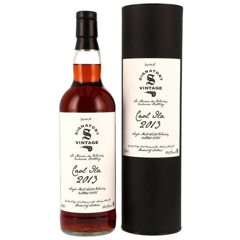Caol Ila 12 Year Old 2013 Sherry Butt #106 Signatory Vintage Plume Collection Islay Single Malt Scotch Whisky ABV 54.5% 700ml
