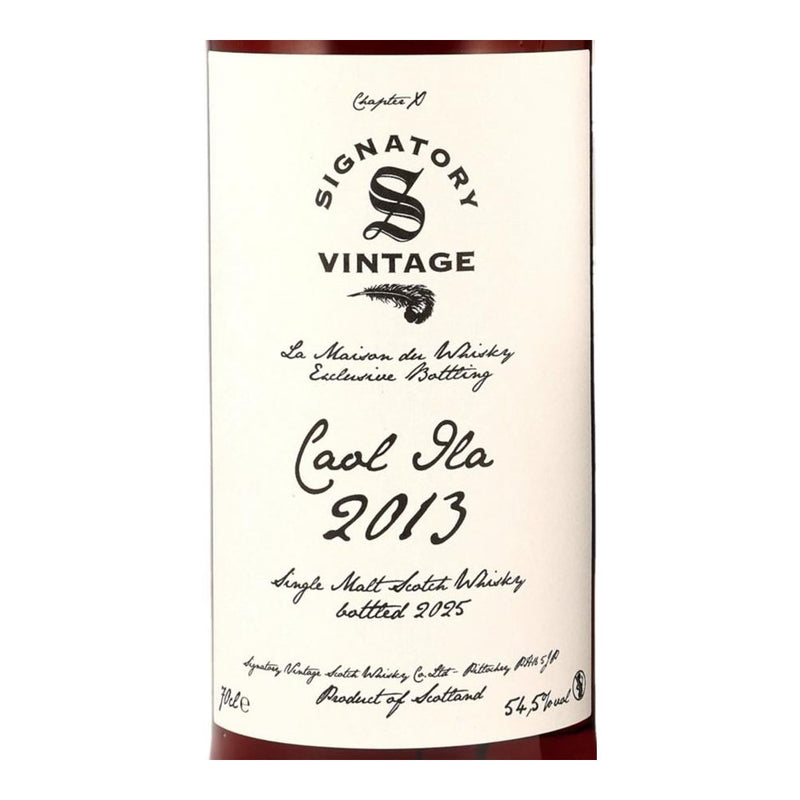 Caol Ila 12 Year Old 2013 Sherry Butt #106 Signatory Vintage Plume Collection Islay Single Malt Scotch Whisky ABV 54.5% 700ml