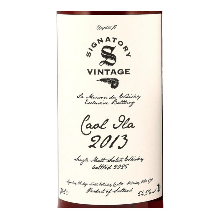 Caol Ila 12 Year Old 2013 Sherry Butt #106 Signatory Vintage Plume Collection Islay Single Malt Scotch Whisky ABV 54.5% 700ml