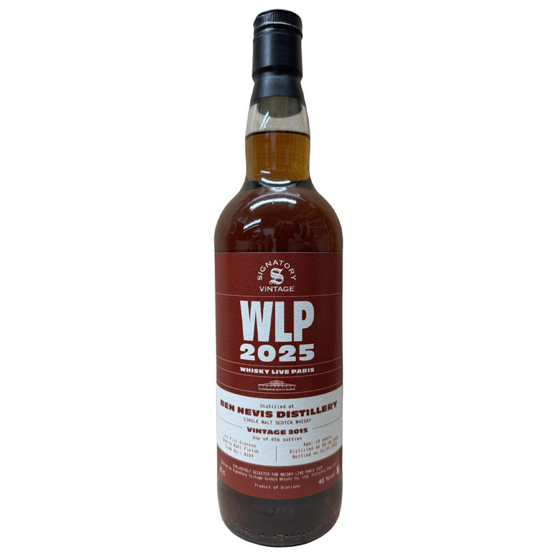 Ben Nevis 10 Year Old 2015 1st Fill Oloroso Sherry Butt Finish #209 Whisky Live Paris 2025 Signatory Vintage Single Malt Whisky ABV 46% 700ml