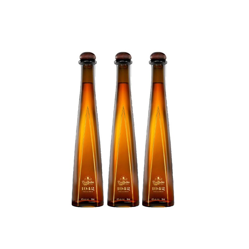 Bundle of 3 Don Julio 1942 Tequila ABV 40% 50ml (Miniature)