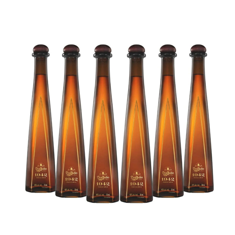 Bundle of 6 Don Julio 1942 Tequila ABV 40% 50ml (Miniature)