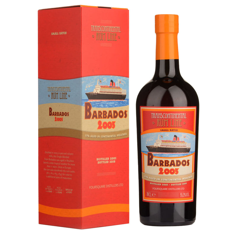 Transcontinental Rum Line Barbados 2005 (13 years) ABV 55.2% 700ml