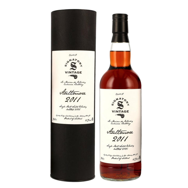 Aultmore 14 Year Old 2011 First Fill Pedro Ximénez Hogshead #3 Signatory Vintage Plume Collection Speyside Single Malt Scotch Whisky ABV 61.7% 700ml