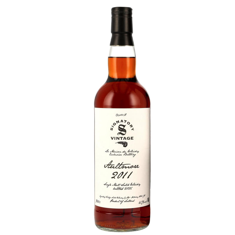 Aultmore 14 Year Old 2011 First Fill Pedro Ximénez Hogshead #3 Signatory Vintage Plume Collection Speyside Single Malt Scotch Whisky ABV 61.7% 700ml