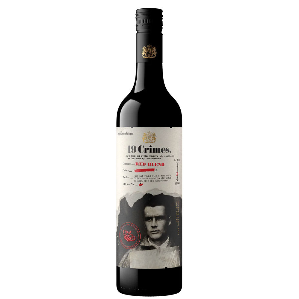 19 Crimes Red Blend 75cl — The Liquor Shop Singapore