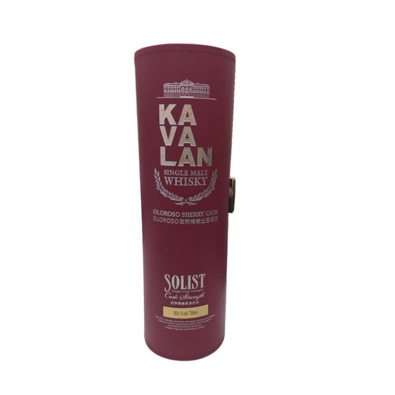 Kavalan Solist Oloroso Sherry Cask Single Malt Whisky Single Cask Cask Strength ABV 58.6% 700ml (The bottle label is tarnished due to the item being discontinued, and the box may also be in less-than-ideal condition.)