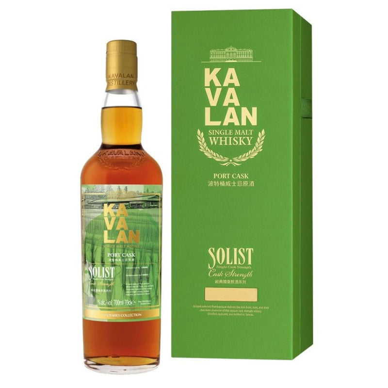 Kavalan 7 years 2018 Solist Port Cask Single Cask Strength Single Malt Itinéraries Collection ABV 54% 700ml