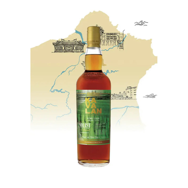 Kavalan 7 years 2018 Solist Port Cask Single Cask Strength Single Malt Itinéraries Collection ABV 54% 700ml