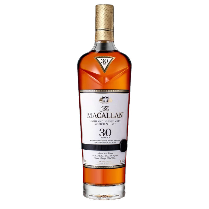 The Macallan Sherry Oak 30 Years Old ABV 43% 700ml 2024 Release in Wooden Box (Official Local Agent Stock)