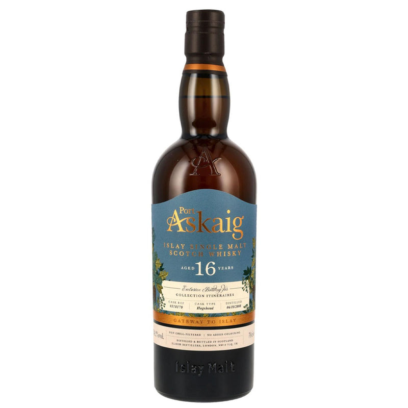 Port Askaig 16 Year Old 2008 Hogshead #318170 Itineraires Islay Single Malt Scotch Whisky ABV 54.2% 700ml