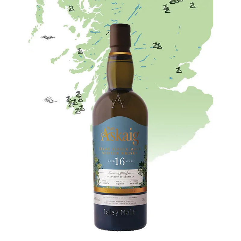 Port Askaig 16 Year Old 2008 Hogshead #318170 Itineraires Islay Single Malt Scotch Whisky ABV 54.2% 700ml