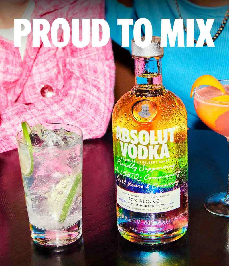 Absolut Rainbow Vodka Limited Edition ABV 40% 700ml