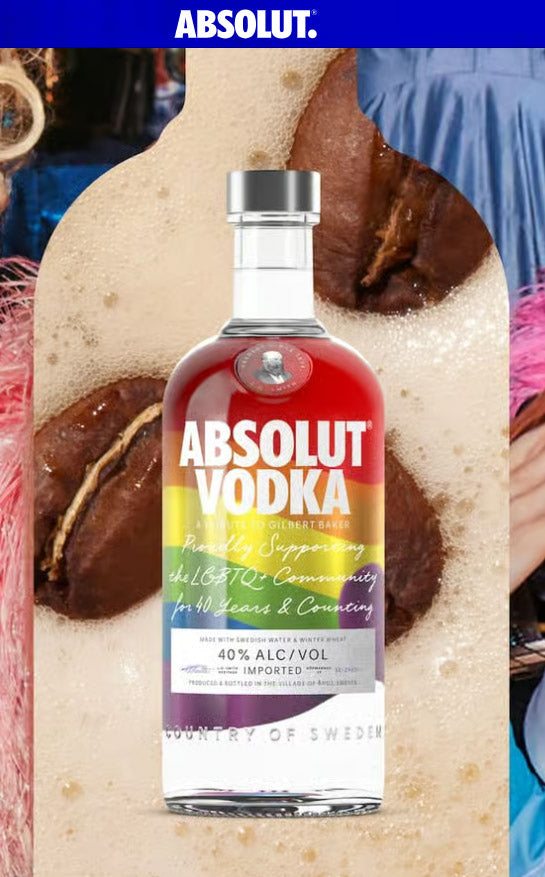 Absolut Rainbow Vodka Limited Edition ABV 40% 700ml