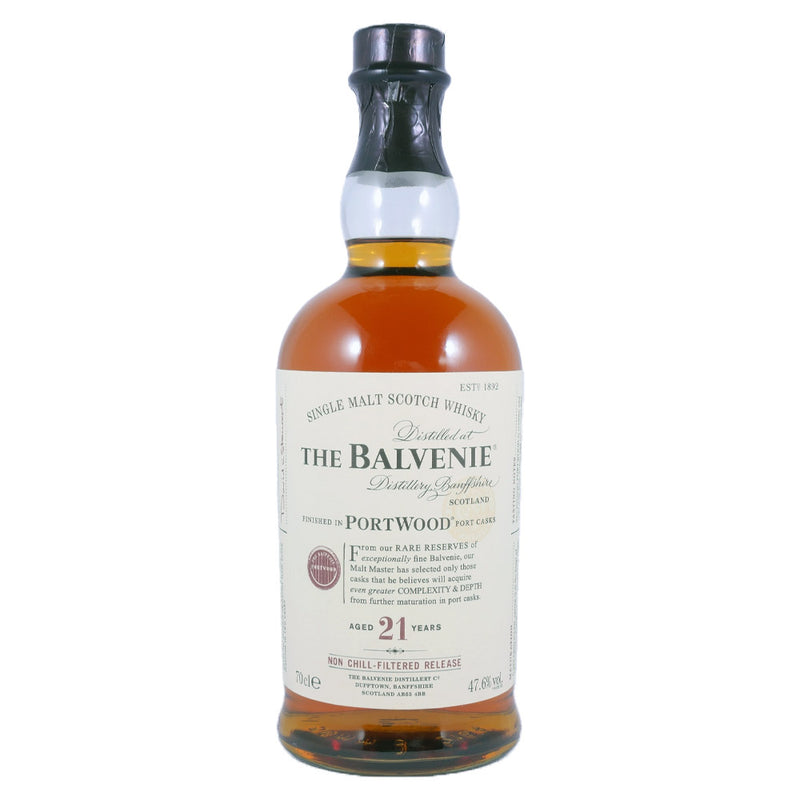 (Clearance) Balvenie Port Wood 21 Year Old Single Malt Scotch Whisky ABV 47.6% 700ml (Older Version ABV 47.6%)