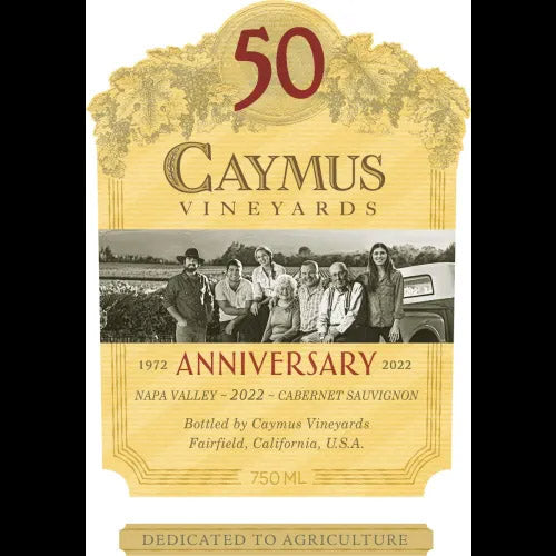 Caymus Cabernet Sauvignon Napa Valley 50th Anniversary 2022 750ml