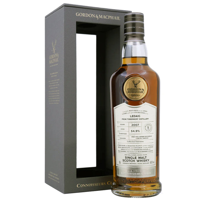 Ledaig 18 Year 2007 1st Fill Sherry Hogshead Cask No. #22605103 ABV 54.9% 700ml Gordon & Macphail