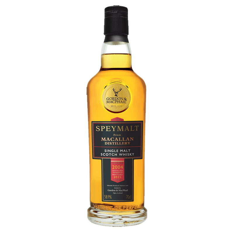 Macallan 20 Year Old 2004 Speymalt First Fill Sherry Hogshead #22606601 Gordon & Macphail Speyside Single Malt Scotch Whisky ABV 58.9% 700ml