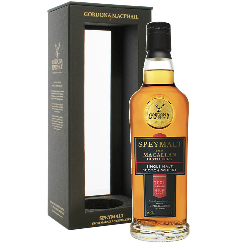 Macallan 23 Year Old 2001 Speymalt First Fill Sherry Hogshead #23602102 Gordon & Macphail Speyside Single Malt Scotch Whisky ABV 58.3% 700ml