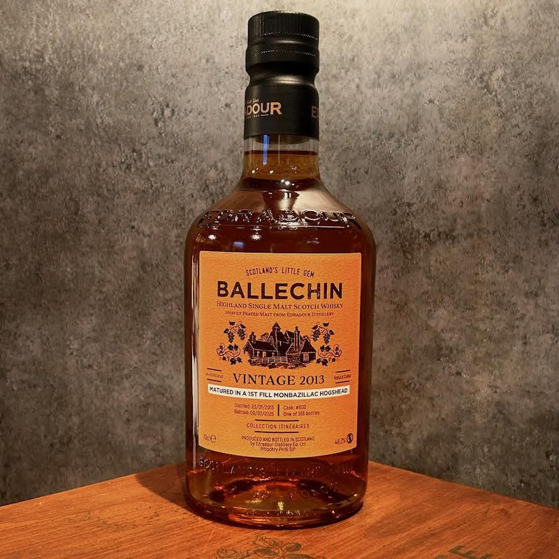 Ballechin 12 Years 2013 1st Fill Monbazillac Hogshead #802 Itineraires Highland Single Malt Scotch Whisky ABV 48.2% 700ml