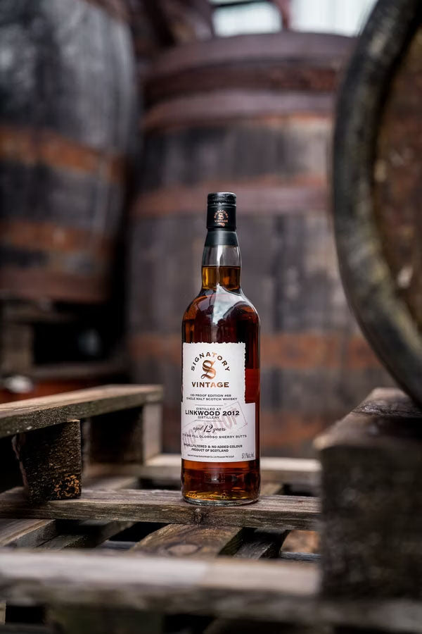 Linkwood 12 Year Old 2012 1st & 2nd Fill Oloroso Sherry Butts Signatory Vintage 100 Proof Edition #68 Speyside Single Malt Scotch Whisky ABV 57.1% 700ml