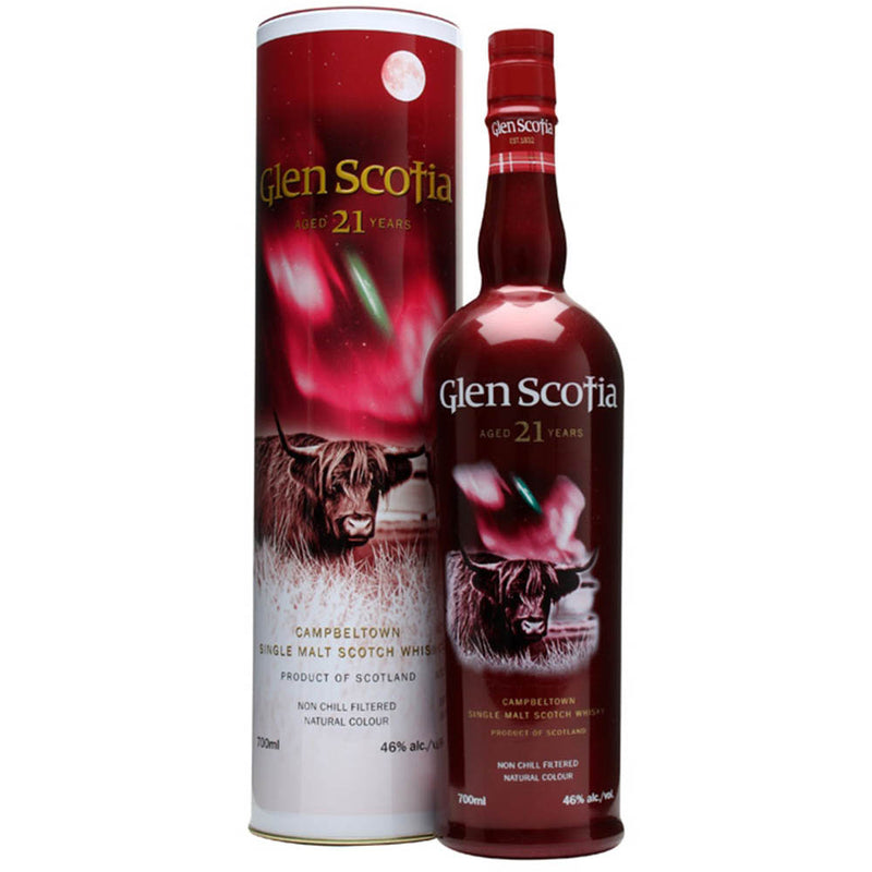 Glen Scotia 21 Years (Old Bottle) Campbeltown Single Malt Scotch Whisky 46% 700ml