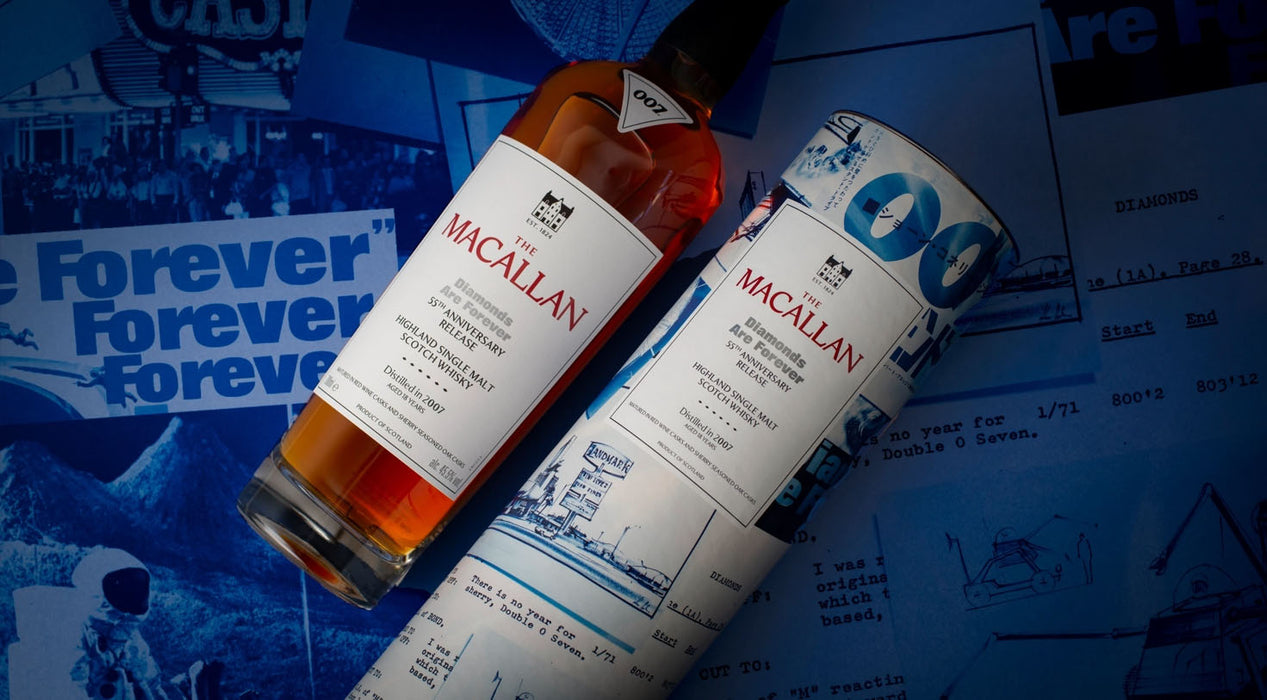 The Macallan Diamonds Are Forever 55th Anniversary Release Speyside Single Malt Scotch Whisky ABV 45.5% 70cl