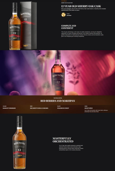 Bundle of 2 Bottles Bowmore 12 Year Sherry Oak Cask ABV 40% 700ml with Box