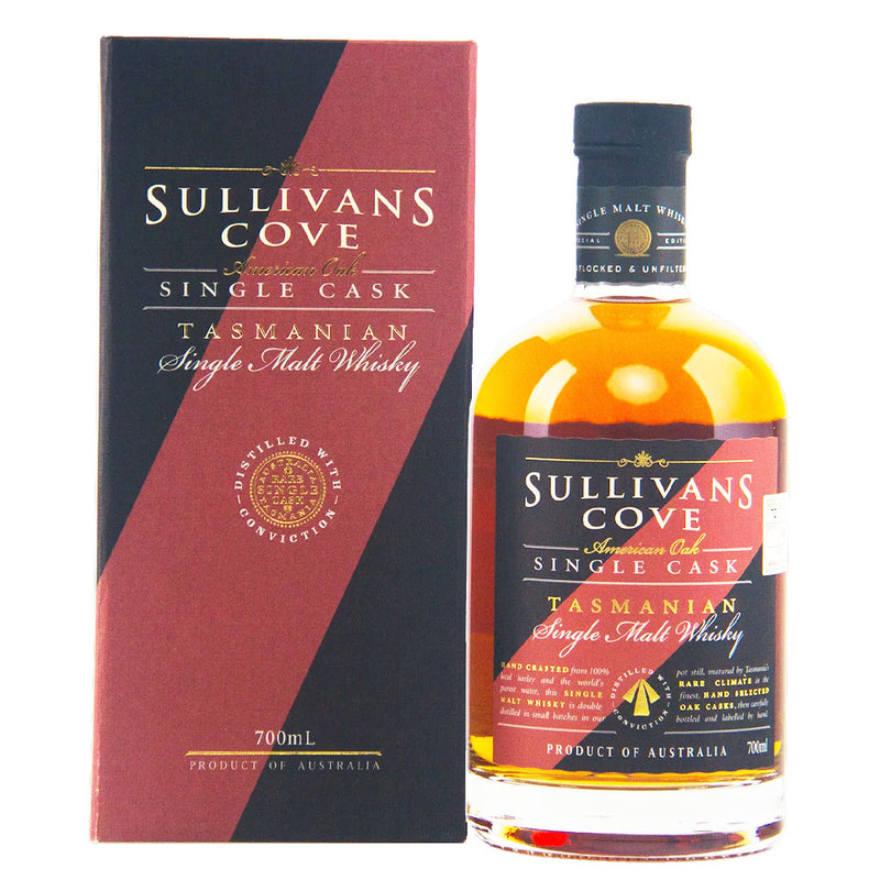 Sullivans Cove Second-fill American Oak Cask #TD0394 Tasmanian Single Malt Whisky ABV 47.4% 700ml