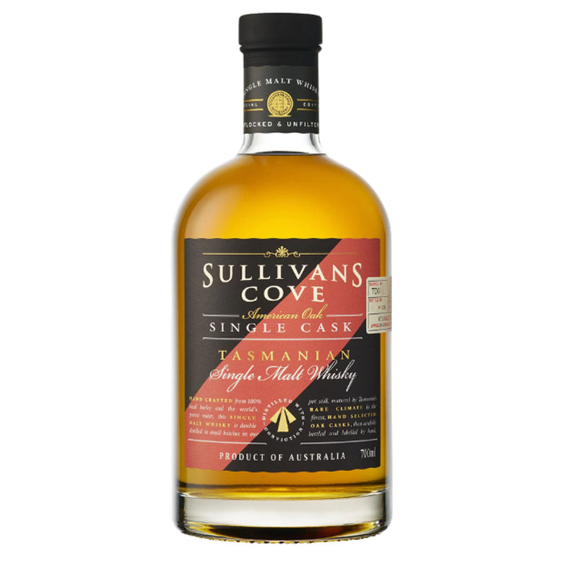 Sullivans Cove Second-fill American Oak Cask #TD0394 Tasmanian Single Malt Whisky ABV 47.4% 700ml