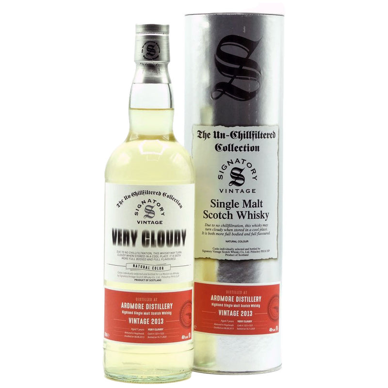 Ardmore 7 Year 2013 Very Cloudy ABV 40% 700ml Signatory Vintage