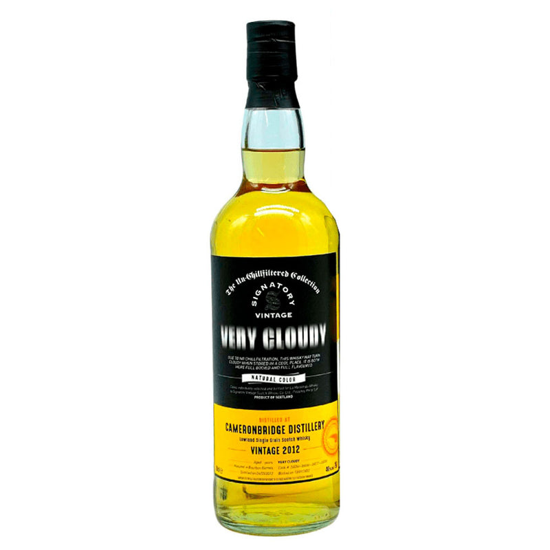 Cameronbridge 11 Years 2012 Very Cloudy Signatory Vintage ABV 40% 700ml