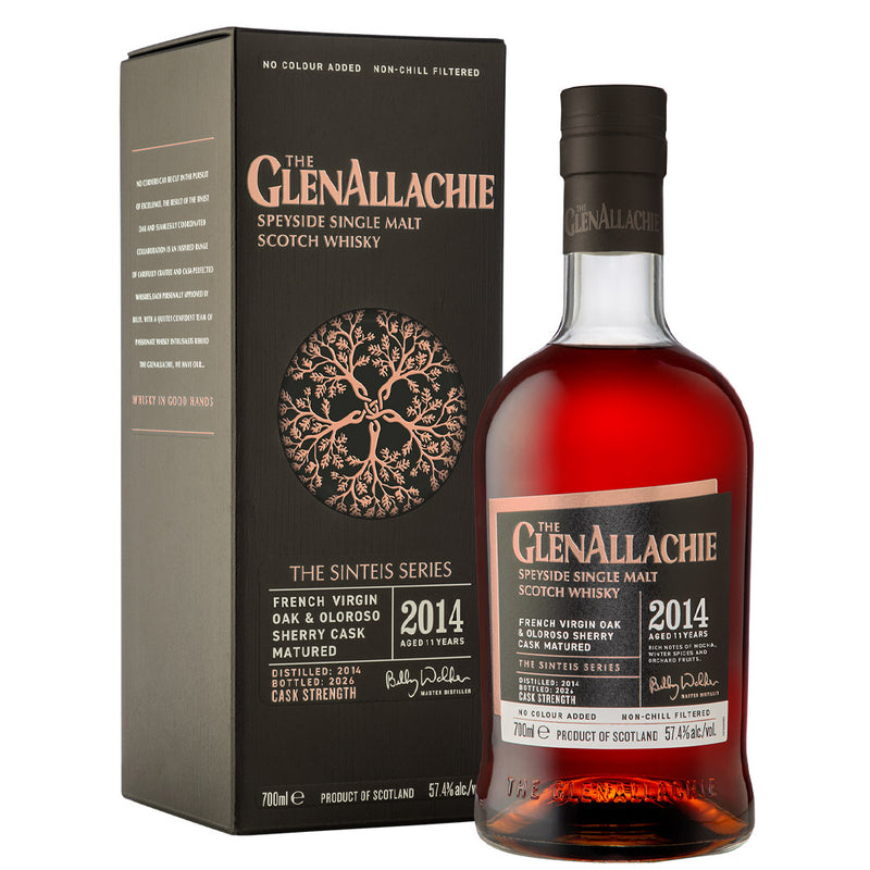 The GlenAllachie Sinteis Series Part III: 2014 French Oak & Oloroso Sherry Cask Matured ABV 57.4% 700ml