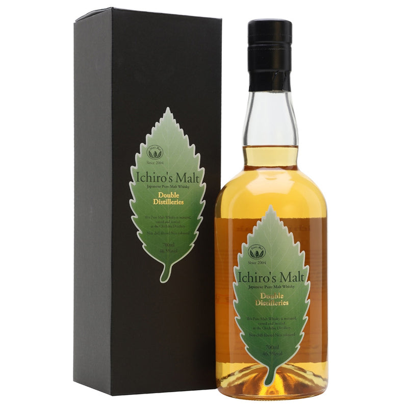 Ichiro's Malt Double Distilleries Japanese Pure Malt Whisky ABV 46.5% 70cl with Gift Box