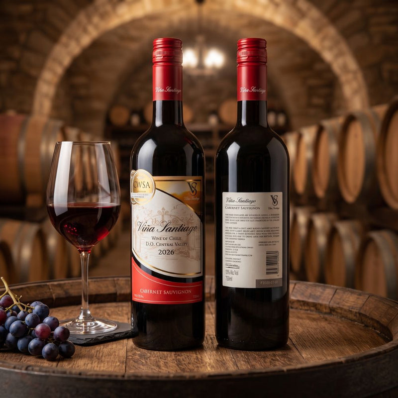 Vina Santiago Chilean Cabernet Sau Red Wine 750ml