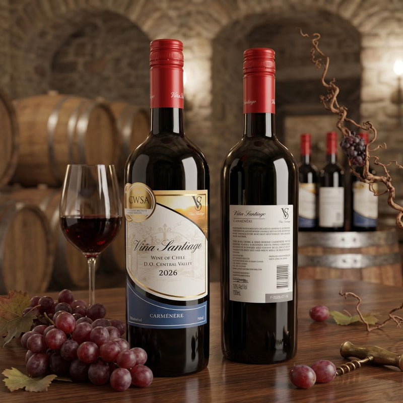 Vina Santiago Chilean Carmenere Red Wine 750ml