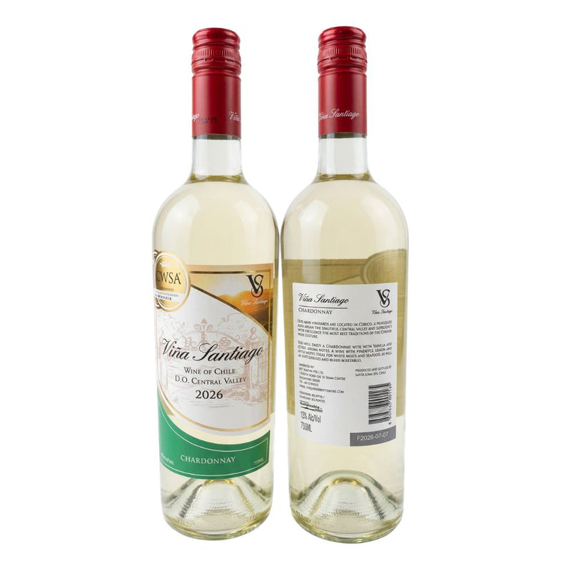 Vina Santiago Chilean Chardonnay White Wine 750ml