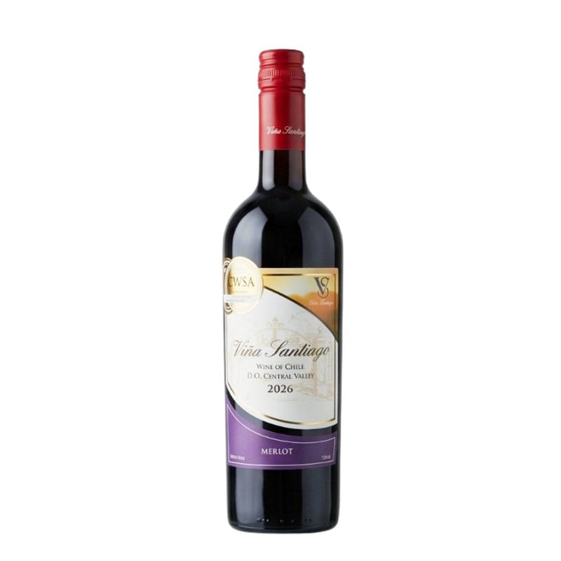 Vina Santiago Chilean Merlot Red Wine 750ml