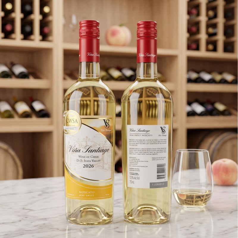 Vina Santiago Chilean Moscato Semi Sweet 750ml